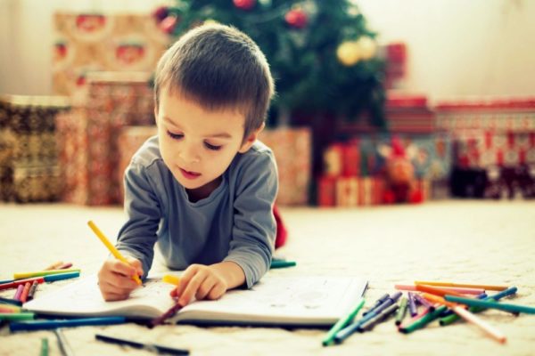 image of a child painter drawing