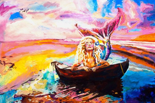 mermaid painting