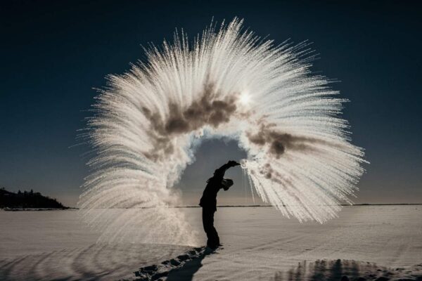 image of a man sprinkling ash for scottshak's musing